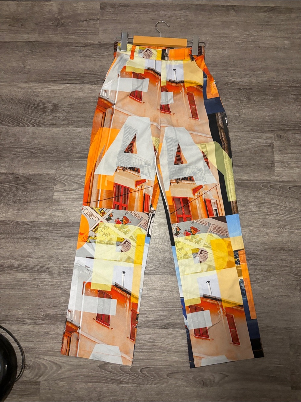 Peppermayo Wide-Leg graphic 100% cotton Printed Pants NWoT